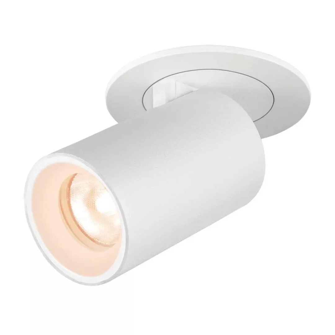 LED Deckeneinbauspot Numinos Projector Xs in Weiß 7W 670lm 2700K 20° günstig online kaufen