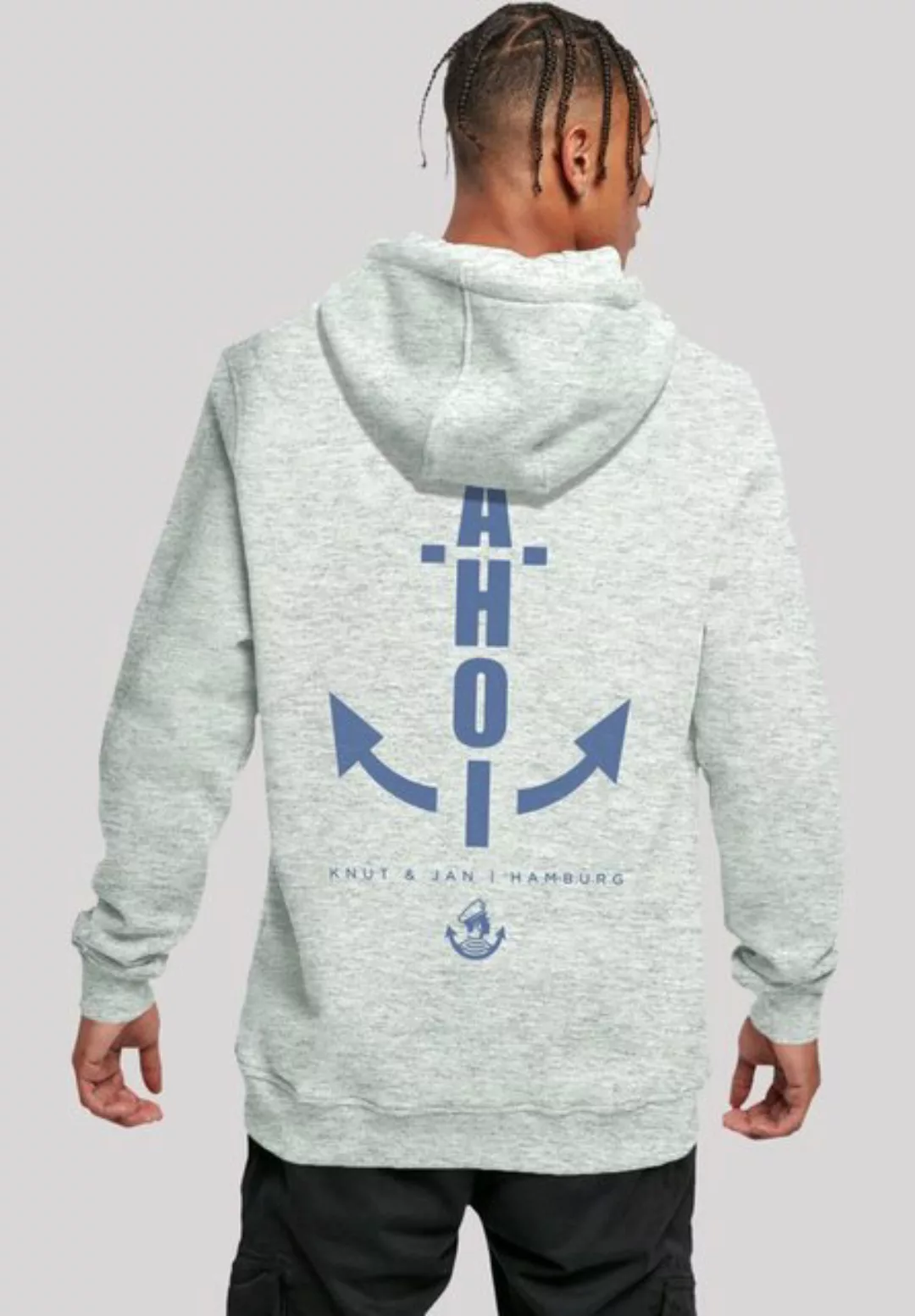 F4NT4STIC Kapuzenpullover AHOI Knut & Jan Hamburg Print günstig online kaufen