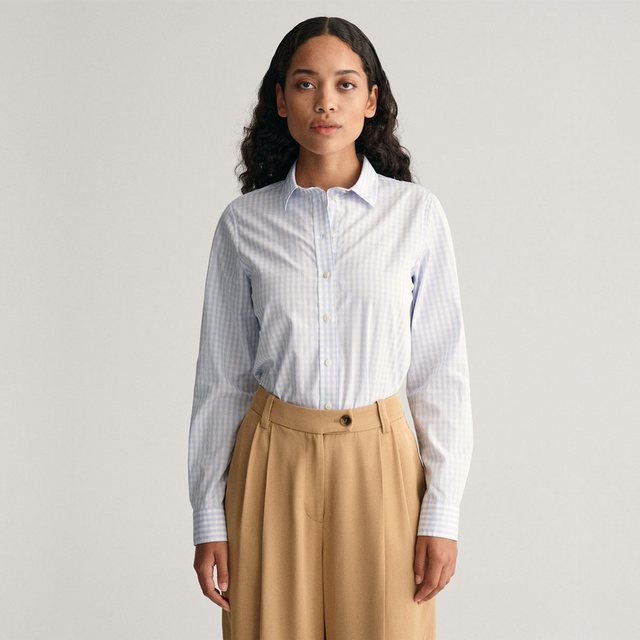 Gant Shirtbluse 4300215 Damen Bluse Regular Poplin Gingham günstig online kaufen