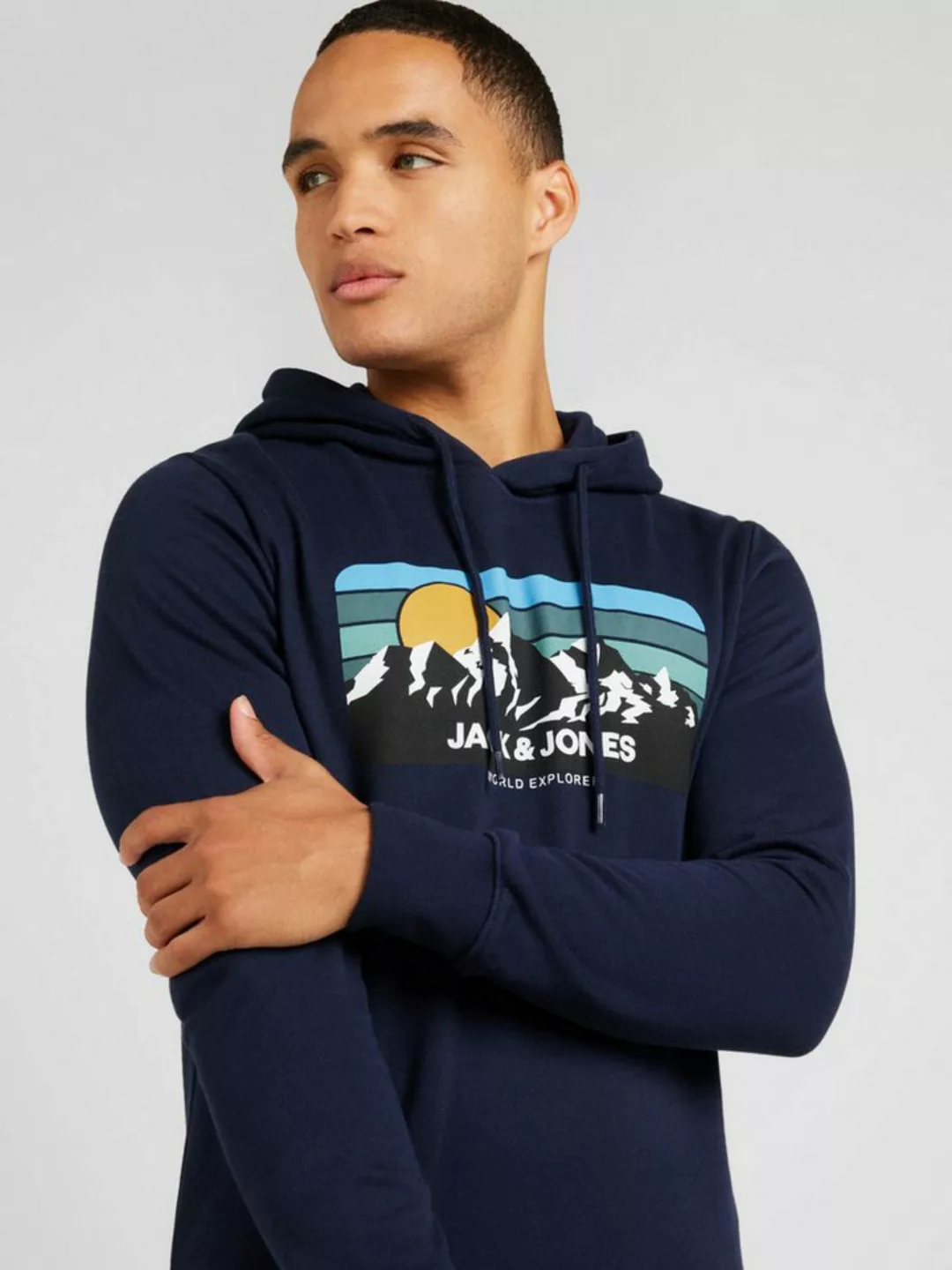 Jack & Jones Sweatshirt JJPEAK (1-tlg) günstig online kaufen