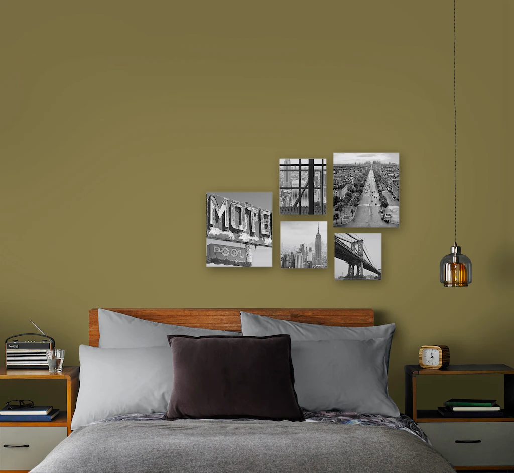 Art for the home Leinwandbild "Set City", (Set, 5 St.) günstig online kaufen