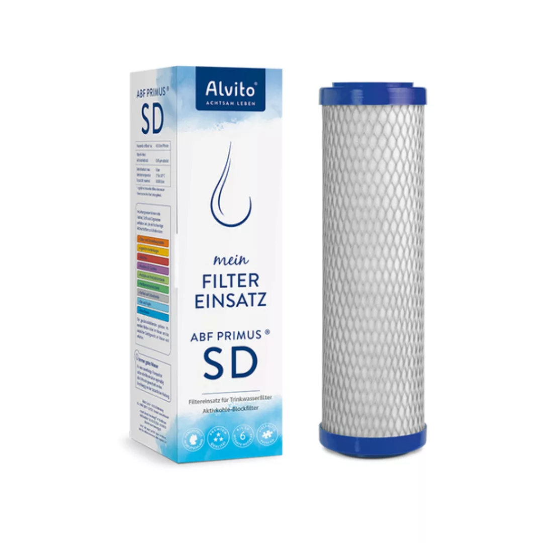 Alvito Wasserfilter Inox Startset - Bestes Trinkwasser Für Die Ganze Famili günstig online kaufen