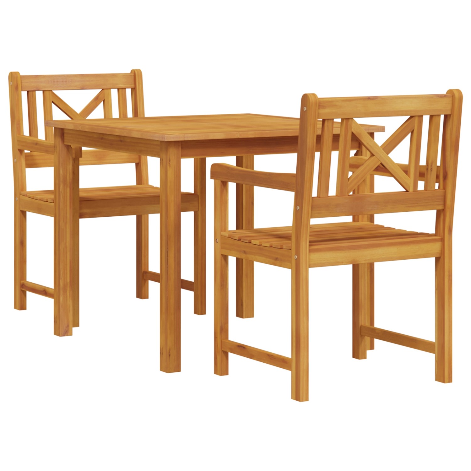 vidaXL 3-tlg Garten-Essgruppe Massivholz Akazie 3375656 günstig online kaufen