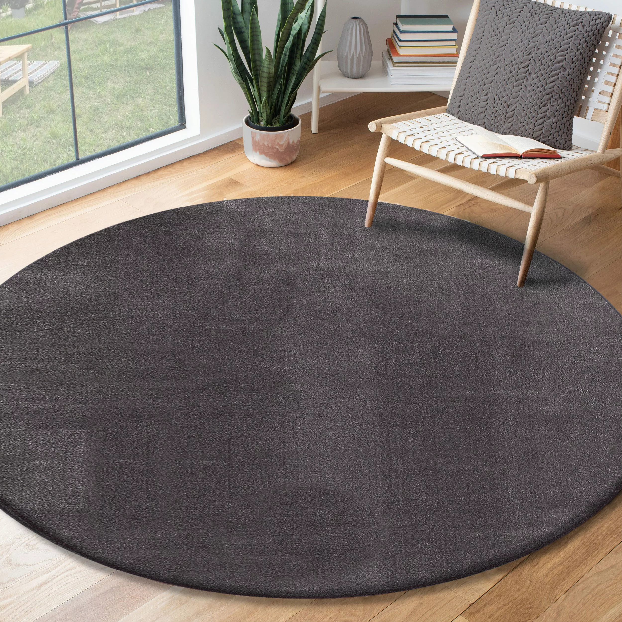 the carpet Teppich Relax round, rund, günstig online kaufen