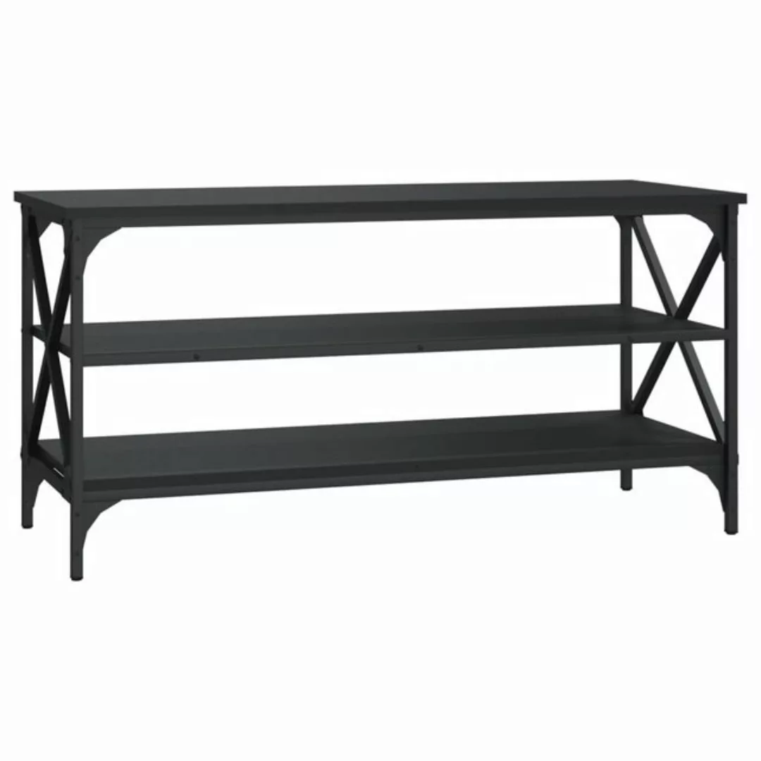 furnicato TV-Schrank Schwarz 100x40x50 cm Holzwerkstoff (1-St) günstig online kaufen