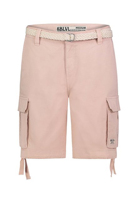 SUBLEVEL Shorts Cargo Freizeitshorts mit Flechtgürtel Chino Bermuda Chino T günstig online kaufen