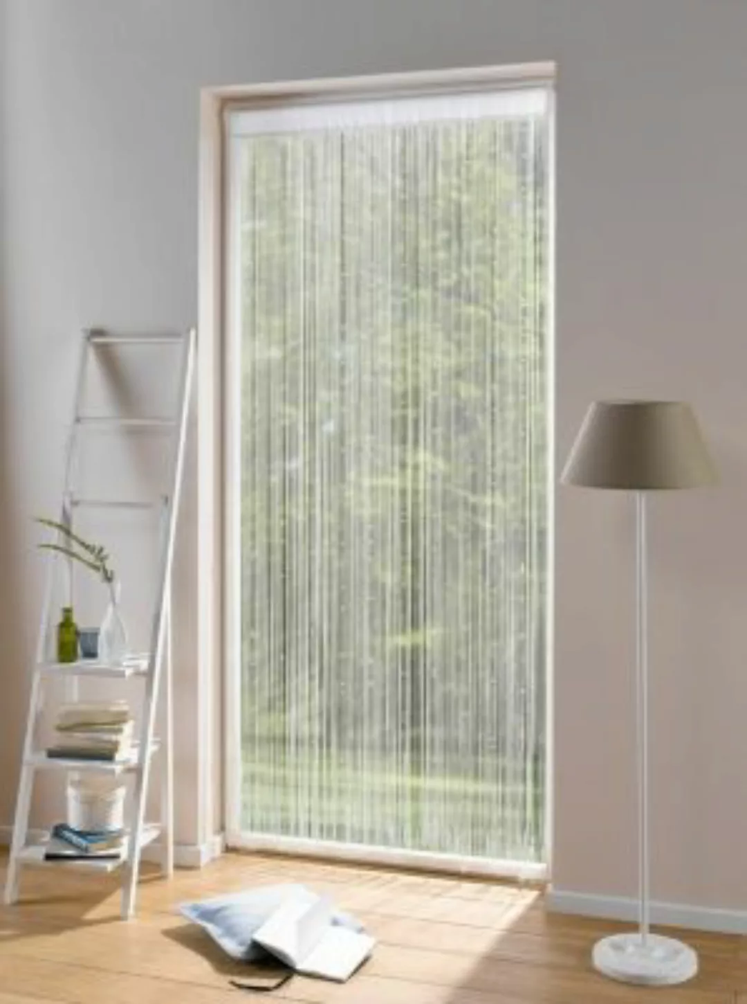HOME Living Faden-Vorhang Weiße Perlen Gardinen weiß Gr. one size günstig online kaufen
