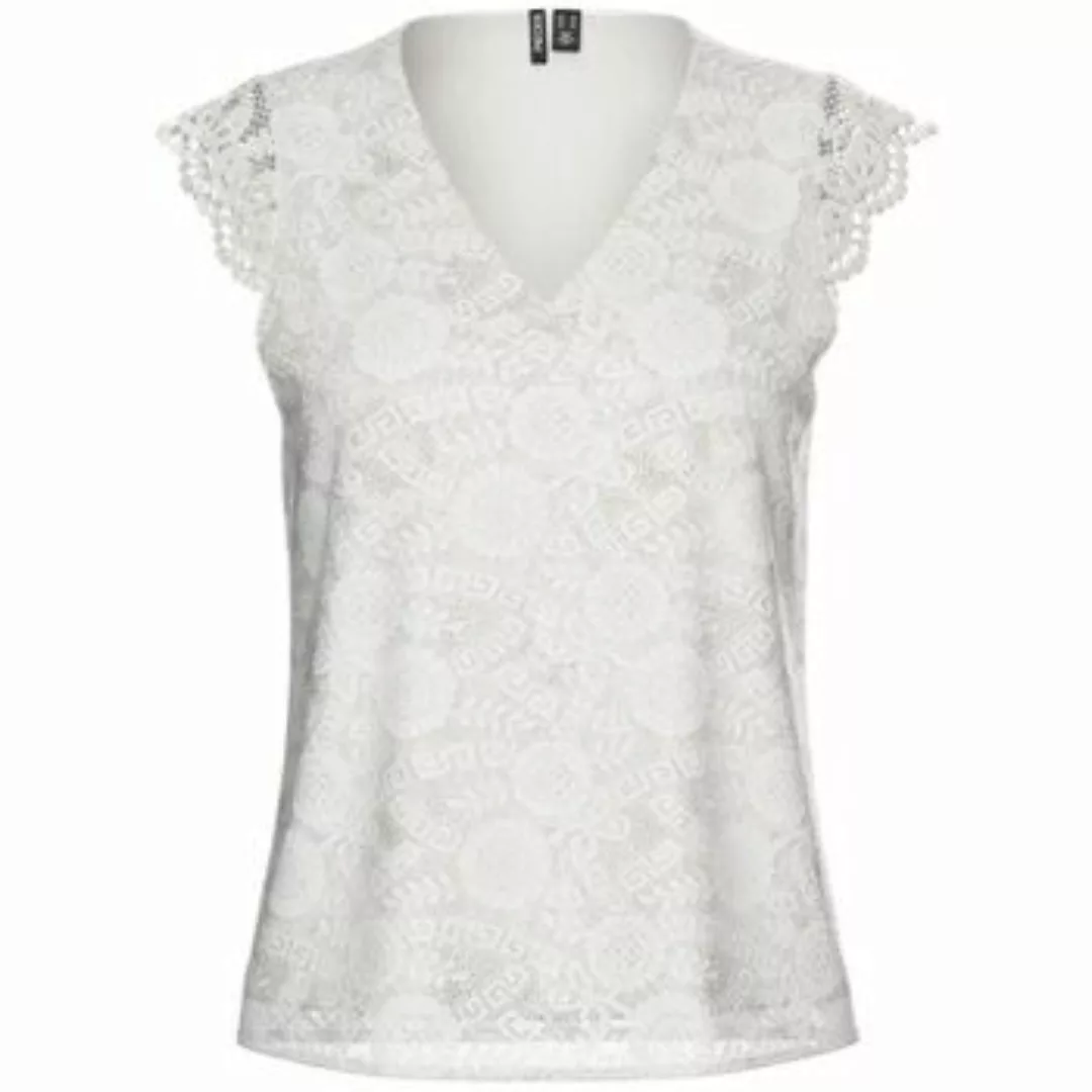 pieces Spitzentop PCOLLINE SL LACE V-NECK TOP WVN NOOS günstig online kaufen