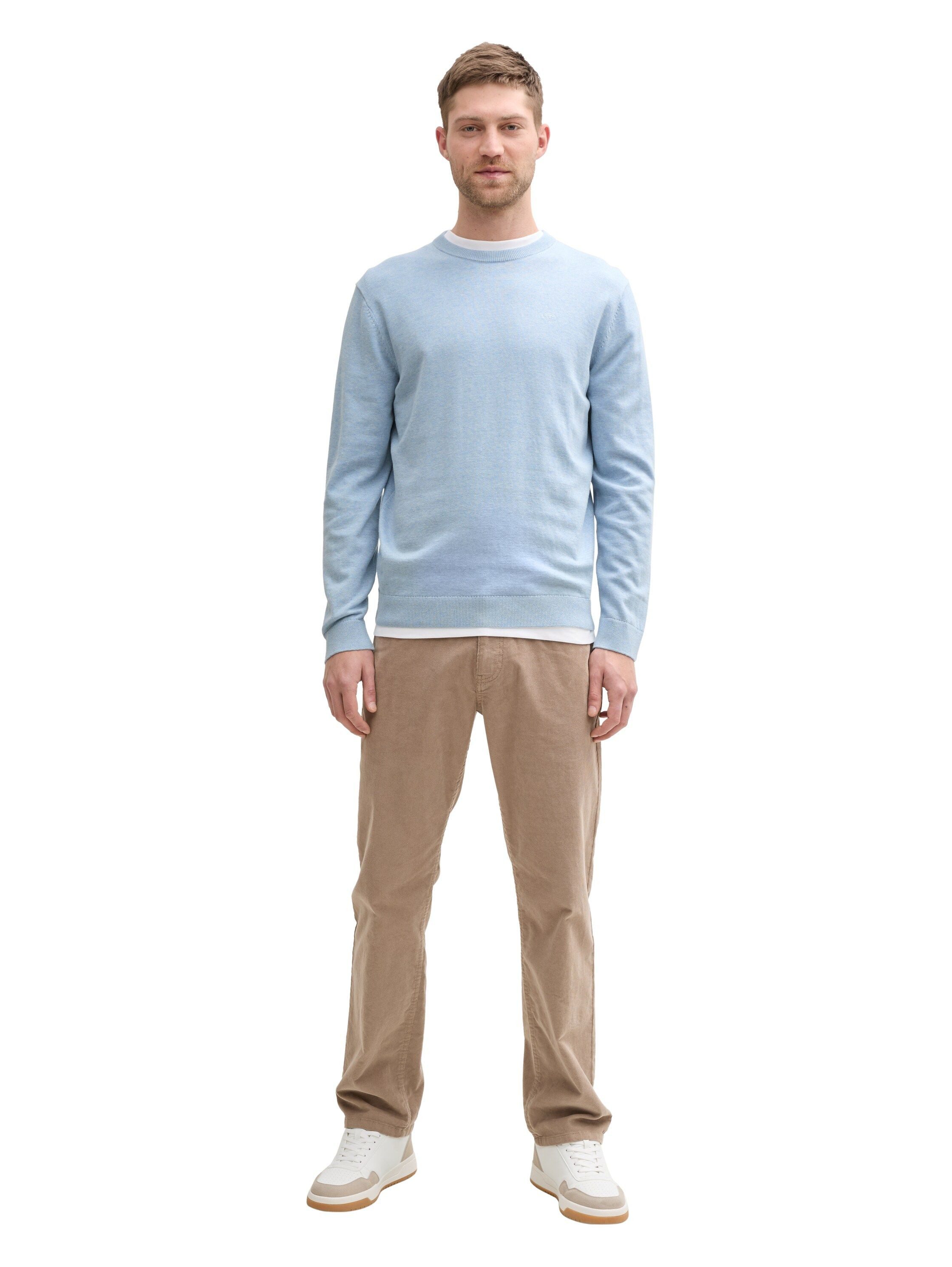 TOM TAILOR Strickpullover Strickpullover mit V-Ausschnitt günstig online kaufen