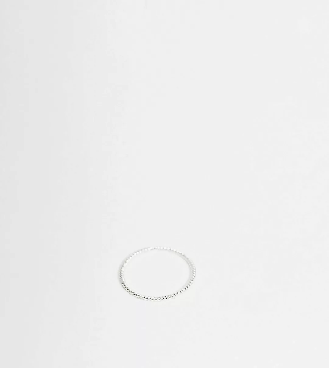 ASOS DESIGN – Ring aus Sterlingsilber mit feinem, verdrehtem Design günstig online kaufen