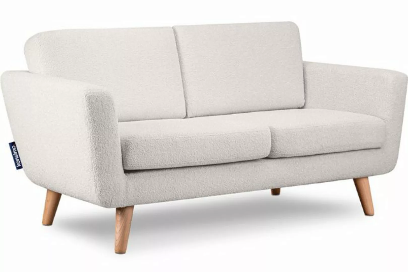 KONSIMO® 2-Sitzer TAGIO Sofa, hergestellt in der EU, Scandi-Stil, mit Armle günstig online kaufen