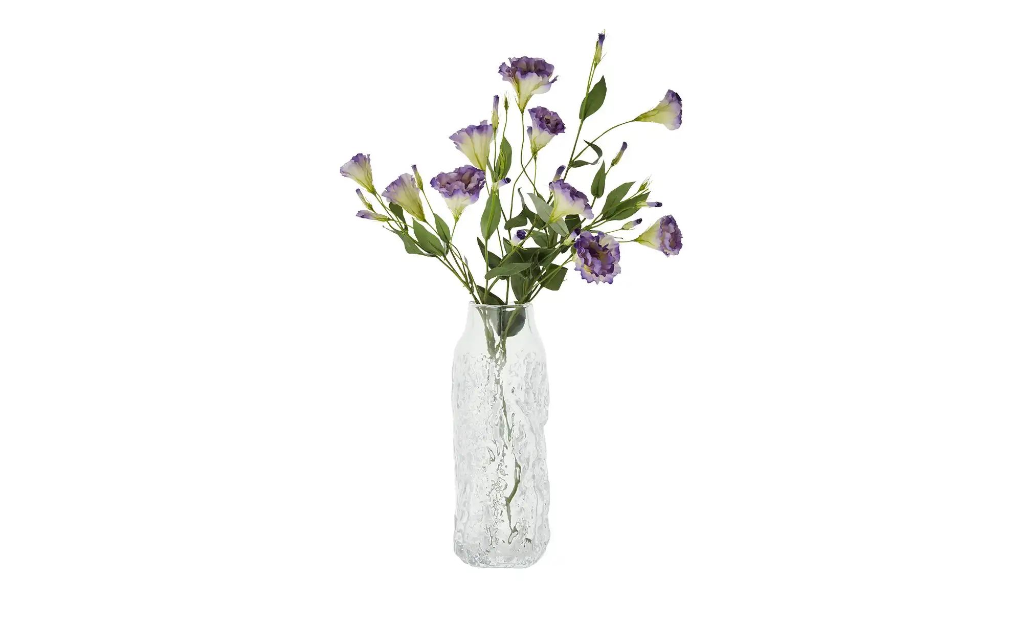 HOME STORY Vase ¦ transparent/klar ¦ Glas  ¦ Maße (cm): H: 35  Ø: 12.5 Acce günstig online kaufen