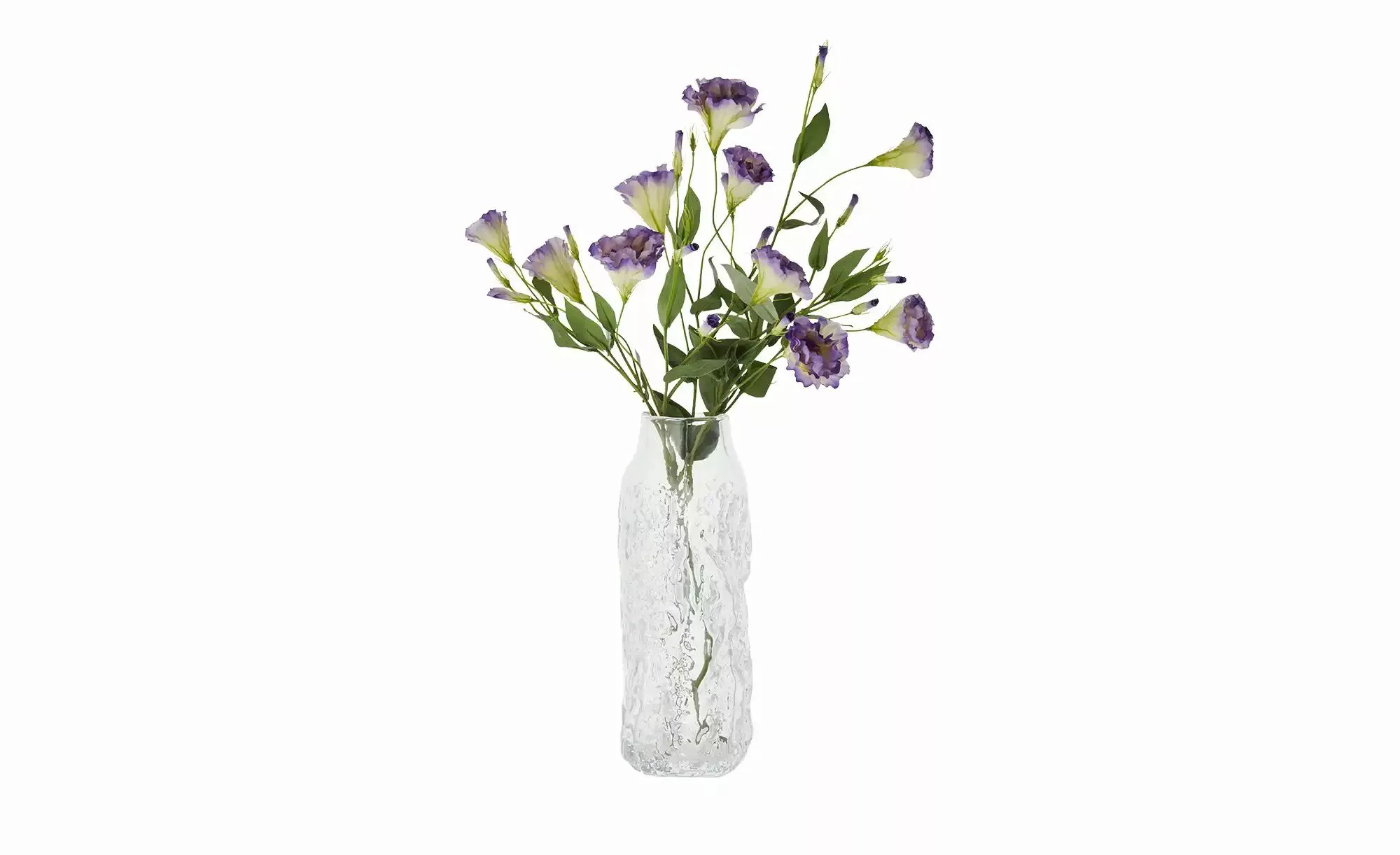 HOME STORY Vase   ¦ transparent/klar ¦ Glas ¦ Maße (cm): H: 35  Ø: 12.5 Acc günstig online kaufen