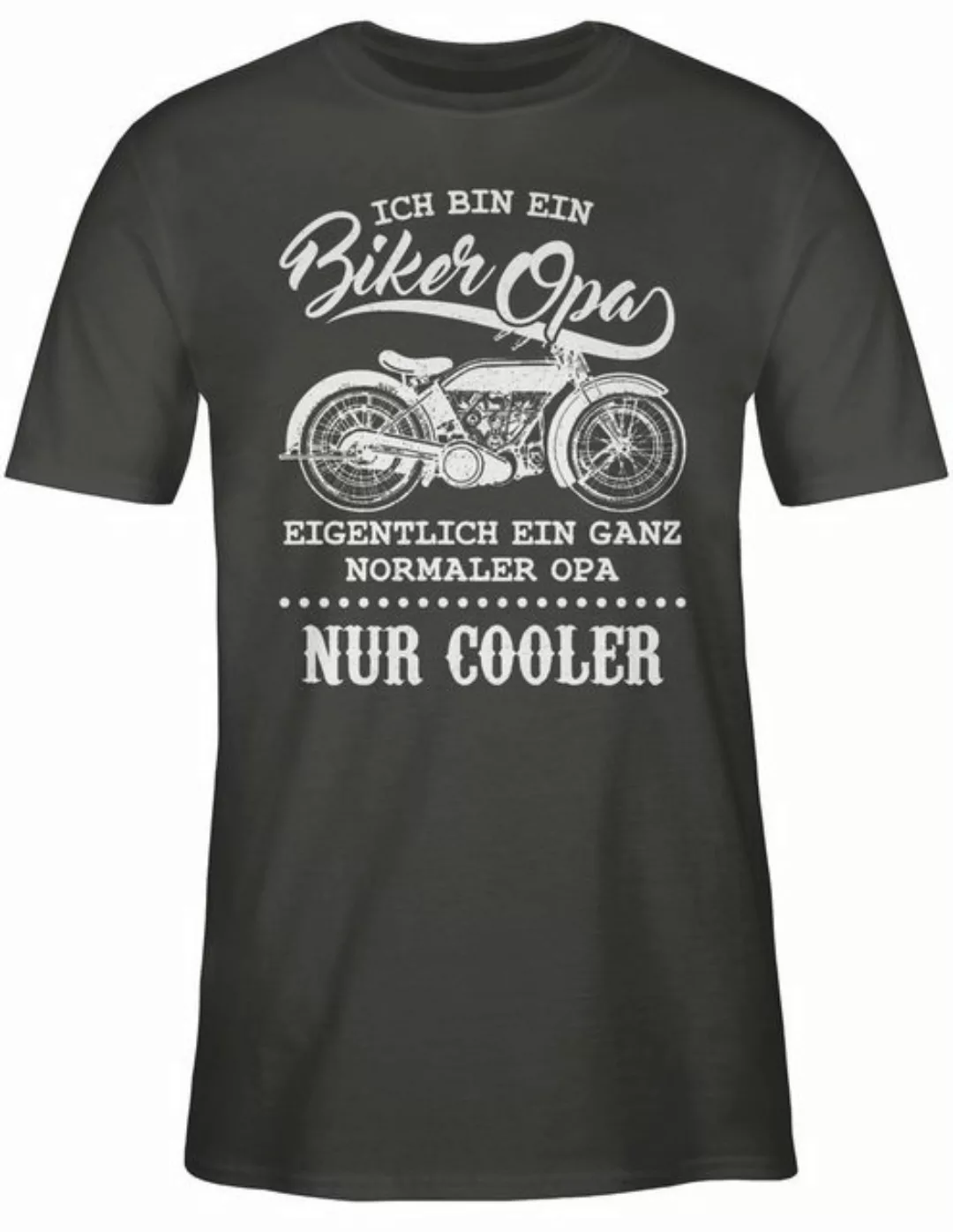 Shirtracer T-Shirt Ich bin ein Biker Opa Motorrad Opi Opa Geschenke günstig online kaufen