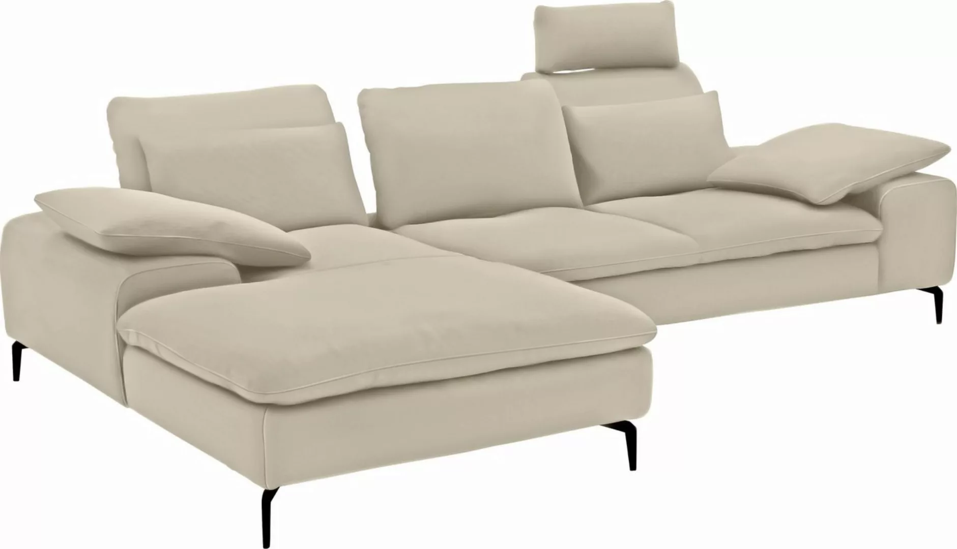 W.SCHILLIG Ecksofa "valentinoo", (Set), inklusive Hocker, mit Sitztiefenver günstig online kaufen