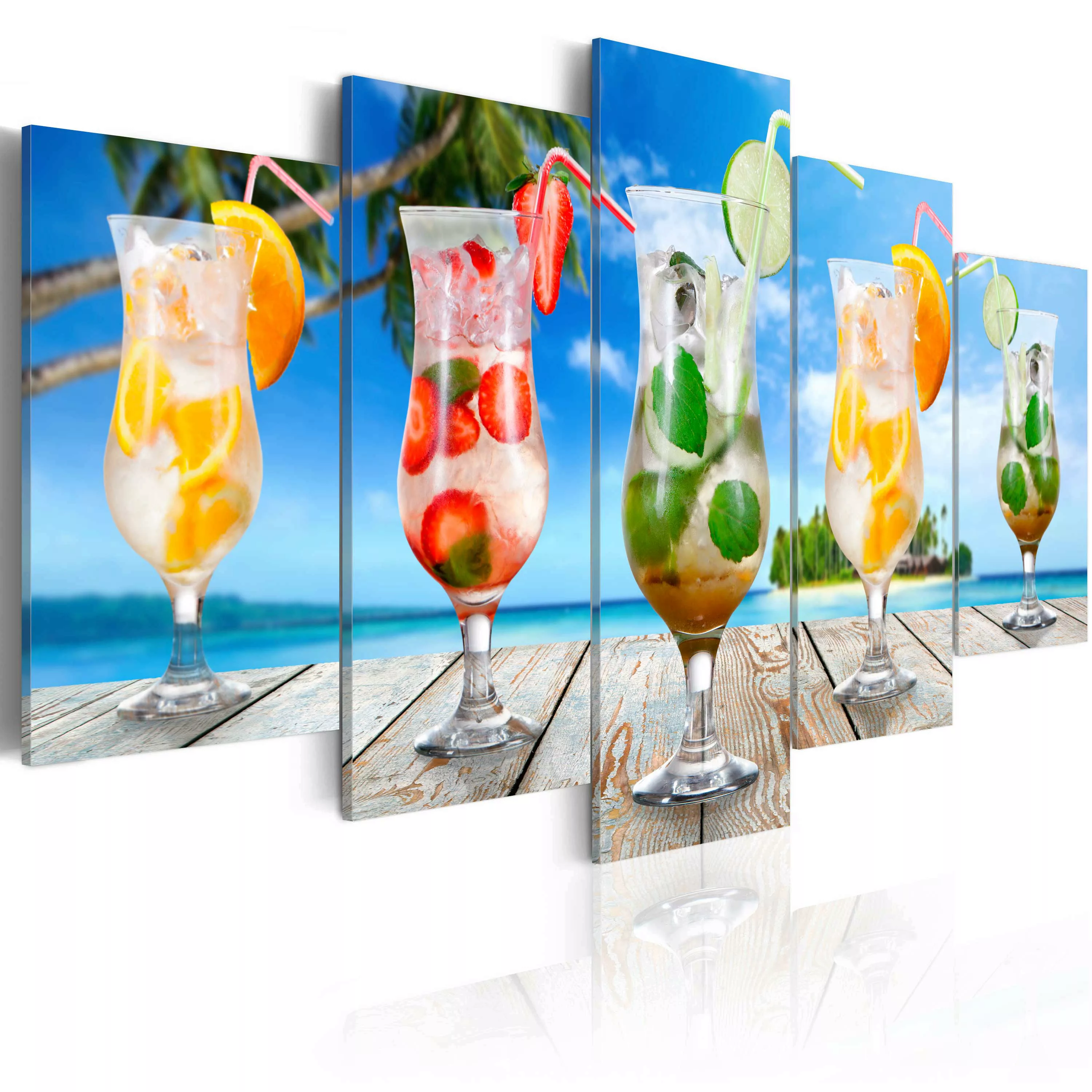 Wandbild - Summer drinks günstig online kaufen