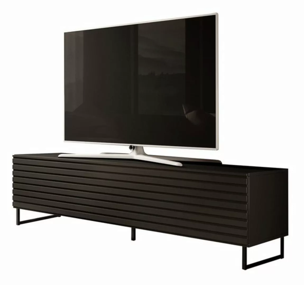 Furnix TV-Schrank Lowboard ZALVO 160 cm Fernsehschrank stehend/hängend Lame günstig online kaufen