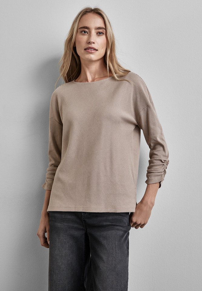 STREET ONE 3/4-Arm-Shirt mit U-Boot-Ausschnitt günstig online kaufen