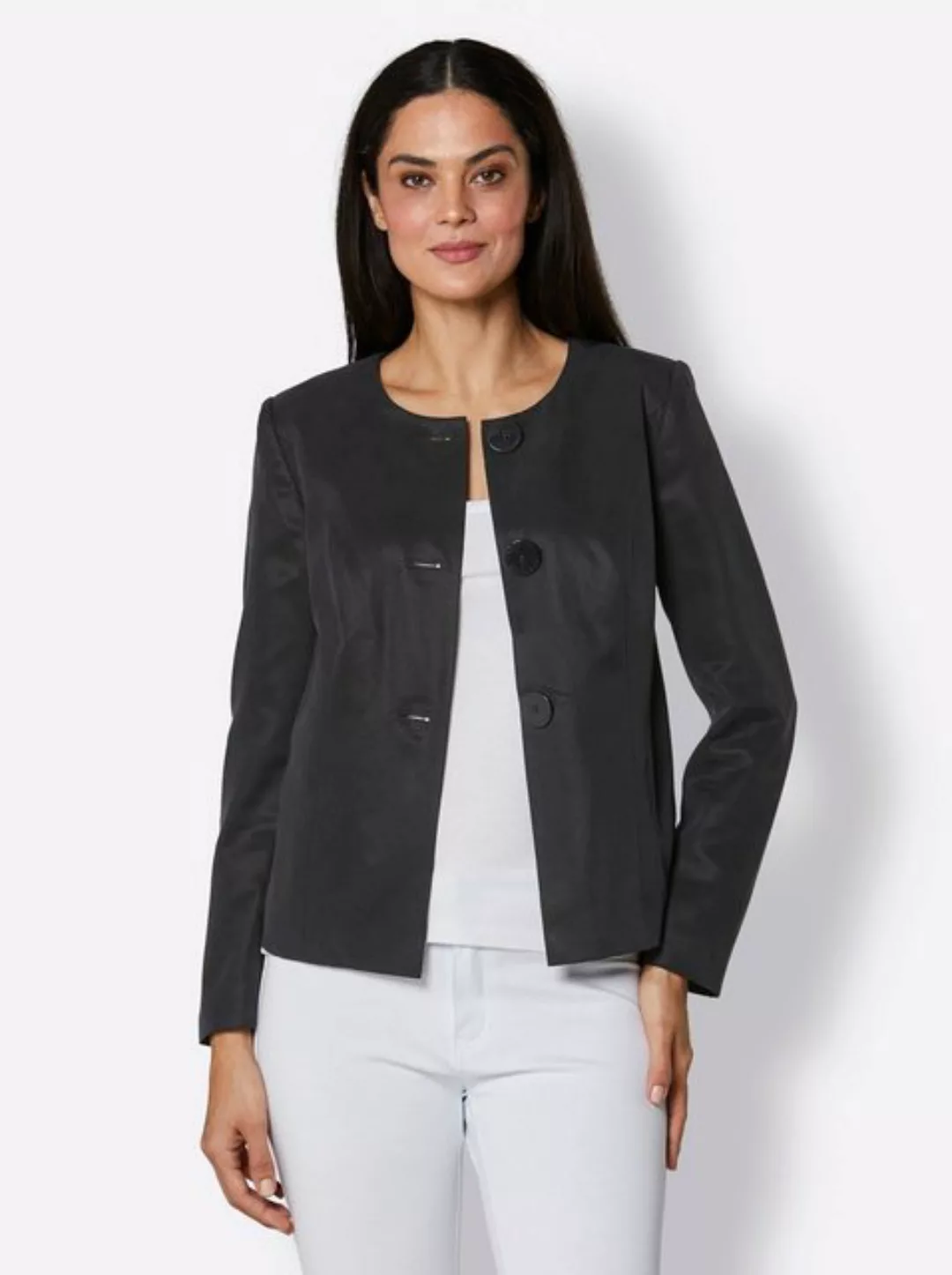 creation L Blusenblazer Lyocell-Blazer günstig online kaufen