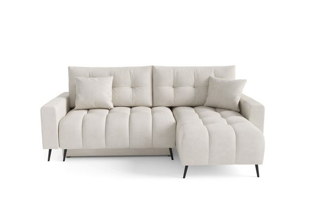 MOEBLO Ecksofa Forta Mini, Eckcouch Wohnlandschaft Sofa mit Ottomane Eckgar günstig online kaufen