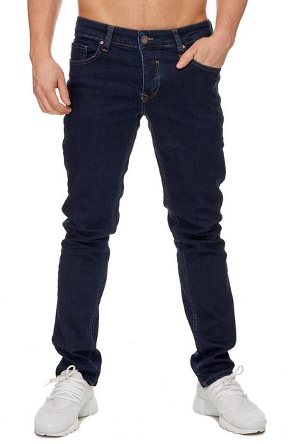 Elara Slim-fit-Jeans Elara Herren Jeans Slim Fit Hose Denim Stretch (1-tlg) günstig online kaufen