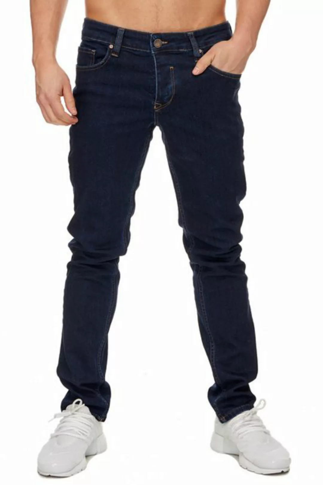 Elara Slim-fit-Jeans Elara Herren Jeans Slim Fit Hose Denim Stretch (1-tlg) günstig online kaufen