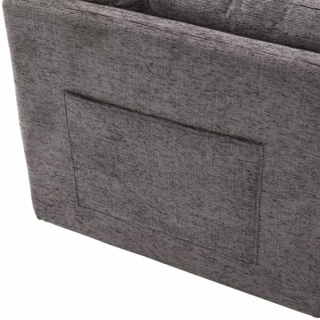 WISHDOR Sofa L-förmiges modulares Sofa, Ecksofa mit umkehrbarer Ottomane günstig online kaufen