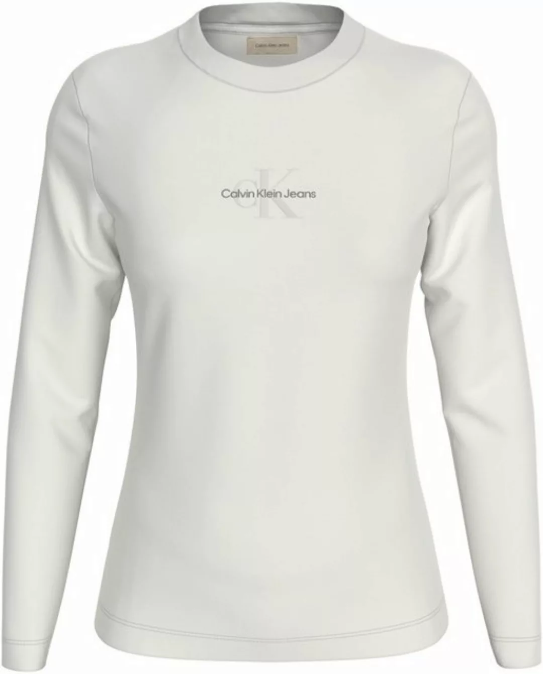 Calvin Klein Jeans Langarmshirt MONOLOGO LOOSE LS TEE mit Logostickerei günstig online kaufen