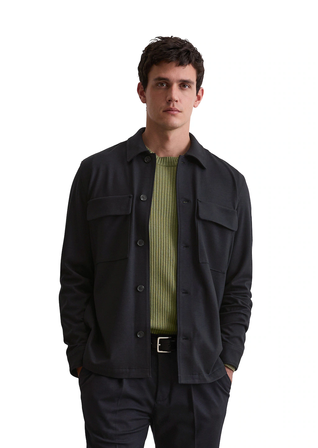 Marc OPolo Kurzjacke "aus Interlock-Viskose-Mix", ohne Kapuze günstig online kaufen