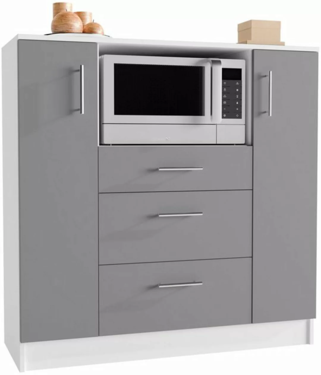 VCM Unterschrank Küchenschrank Kommode Buffet Mikrowelle Esilo günstig online kaufen