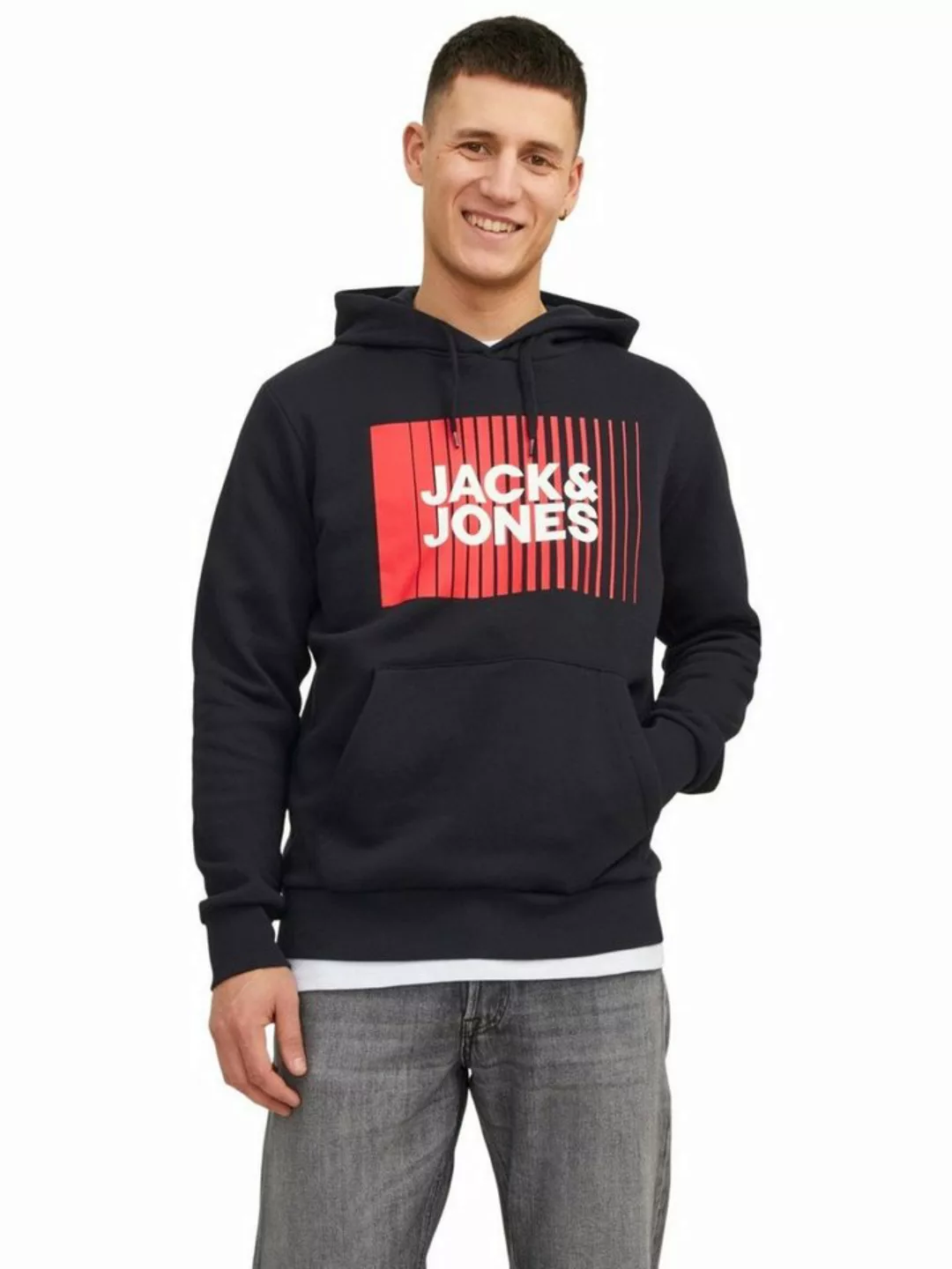 Jack & Jones Kapuzensweatshirt JJECORP LOGO SWEAT HOOD PLAY NOOS günstig online kaufen