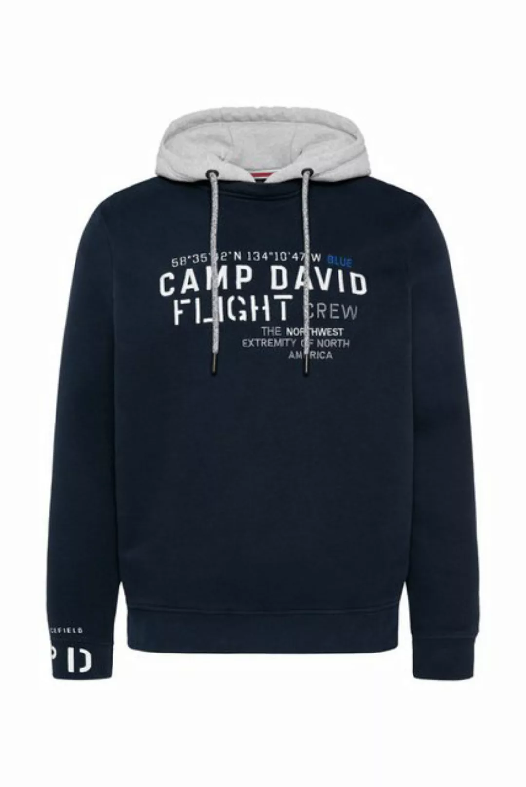 CAMP DAVID Kapuzensweatshirt mit Frontprint günstig online kaufen