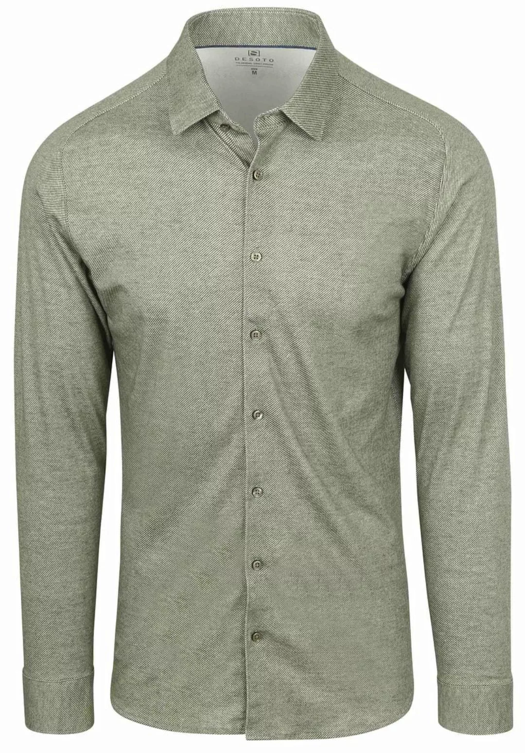 DESOTO Hemd Twill Optics Grün - Größe M günstig online kaufen
