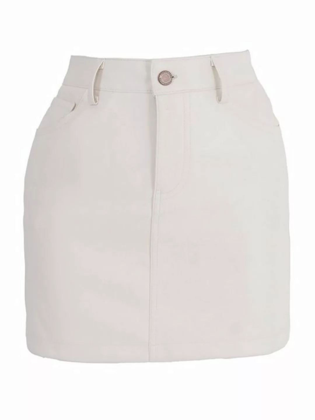 Freshlions Lederimitatrock Freshlions Leather Mini Skirt beige XS günstig online kaufen