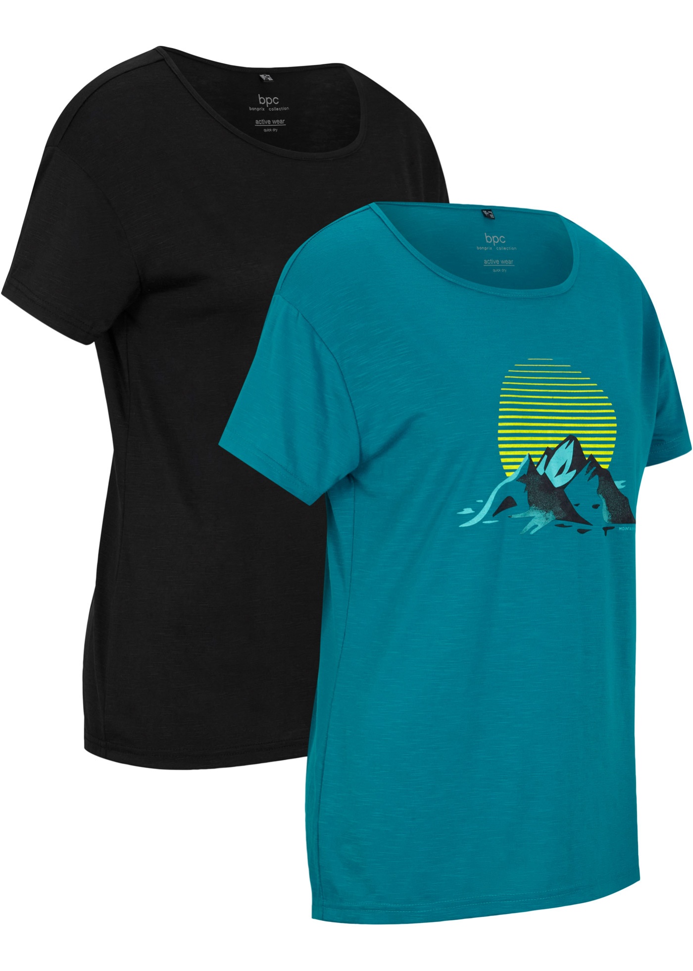 Funktions-T-Shirt, schnelltrocknend, 2er-Pack günstig online kaufen