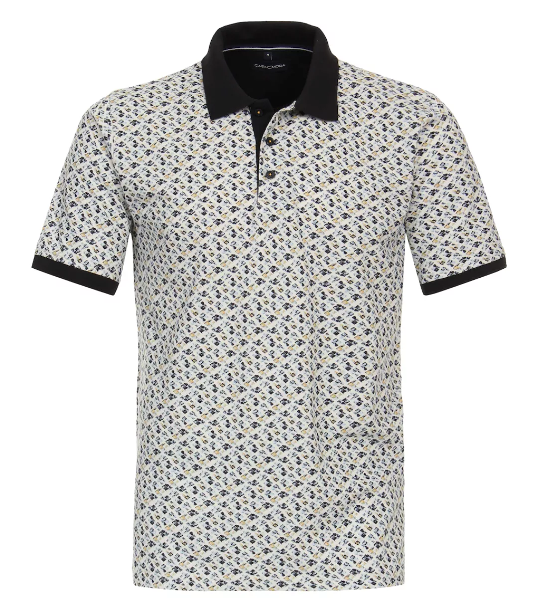 CASAMODA Poloshirt "CASAMODA Polo-Shirt Print" günstig online kaufen