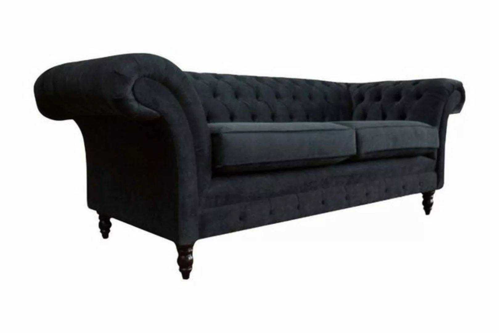 Xlmoebel Sofa Grau Chesterfield Neu Dreisitzer Stoff Design Couch Polster S günstig online kaufen