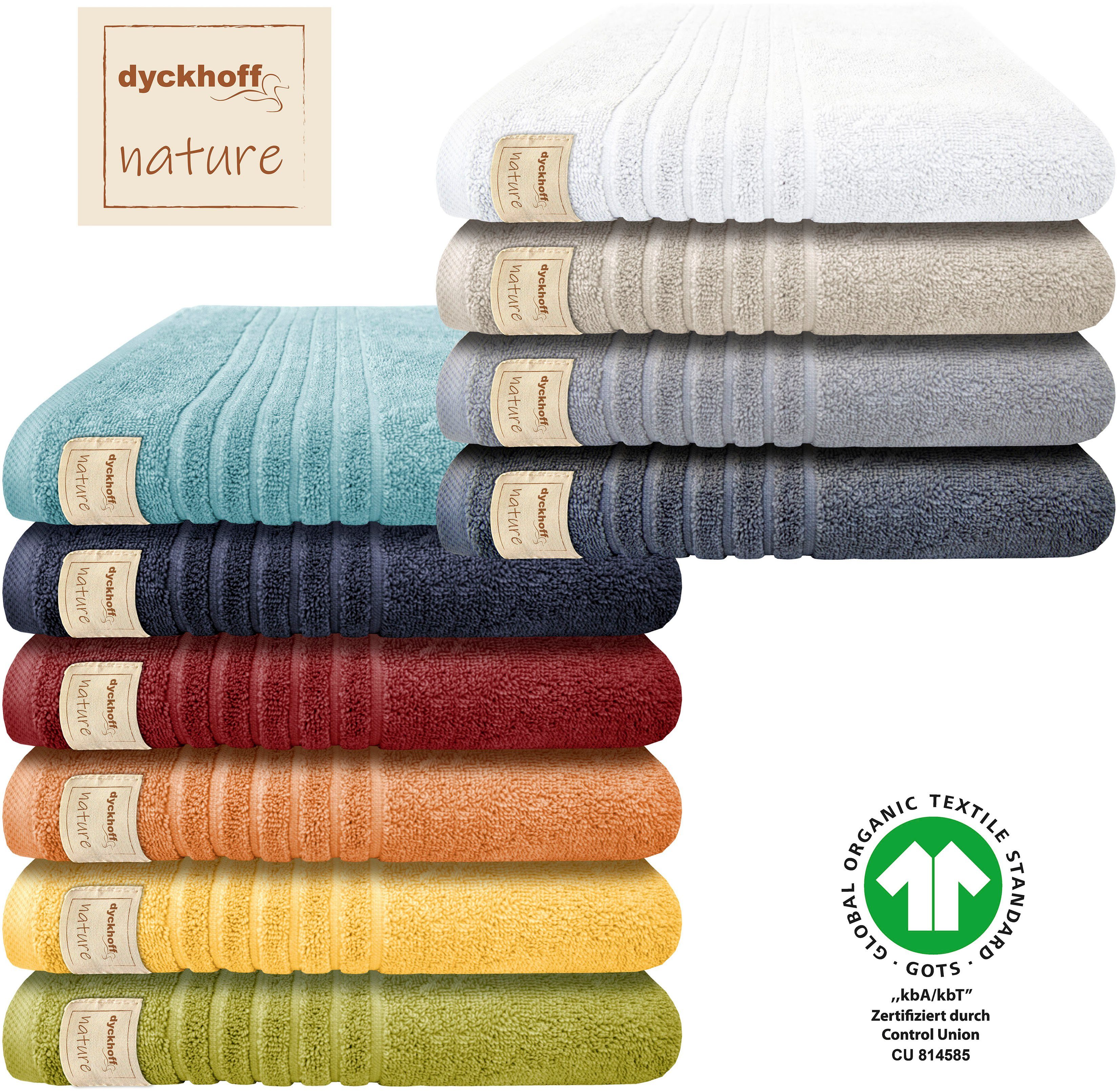 Dyckhoff Duschtuch Nature, Frottier (1-St) günstig online kaufen