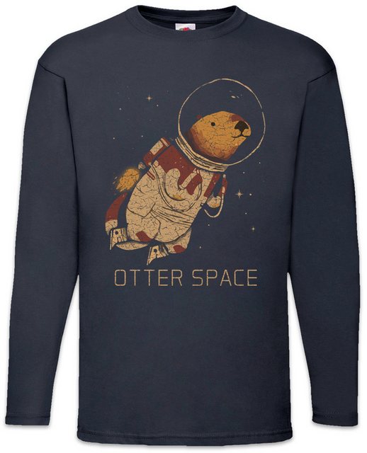 Urban Backwoods Langarmshirt Otter Space Langarm T-Shirt Wildlife lontra nu günstig online kaufen