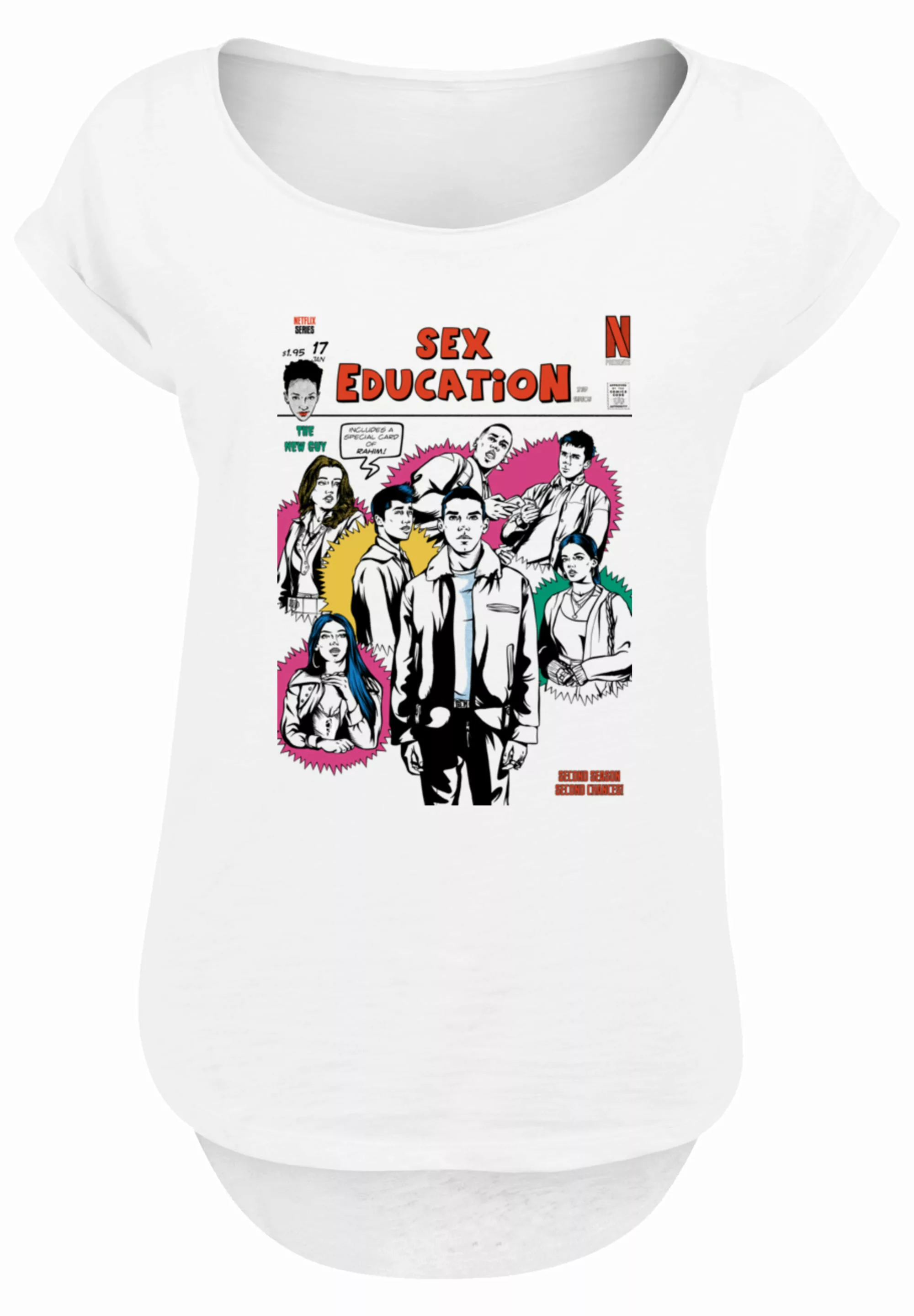 F4NT4STIC T-Shirt "Sex Education Magazine Cover Netflix TV Serie", Premium günstig online kaufen