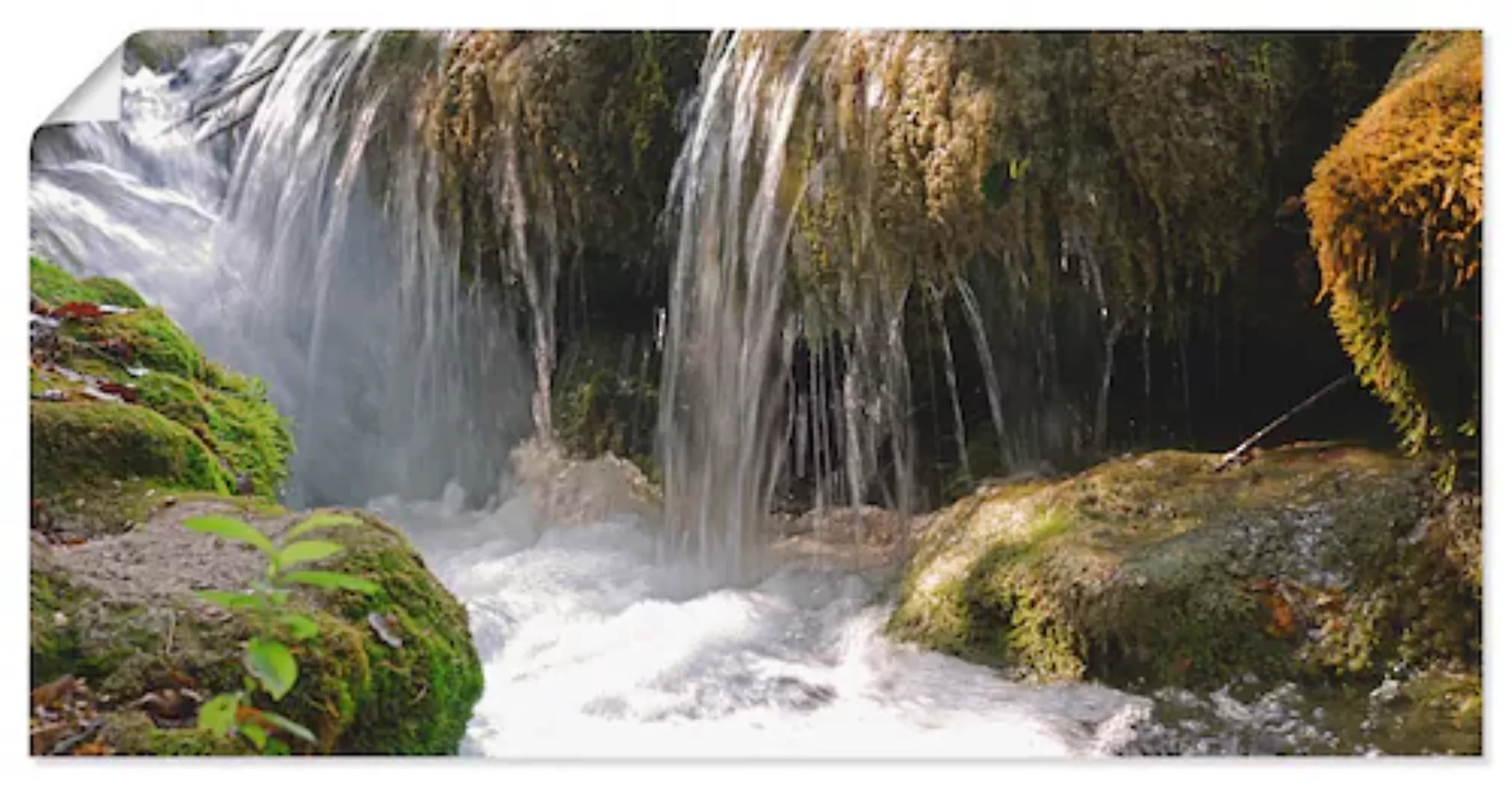 Artland Wandbild "Wasserfall", Gewässer, (1 St.) günstig online kaufen