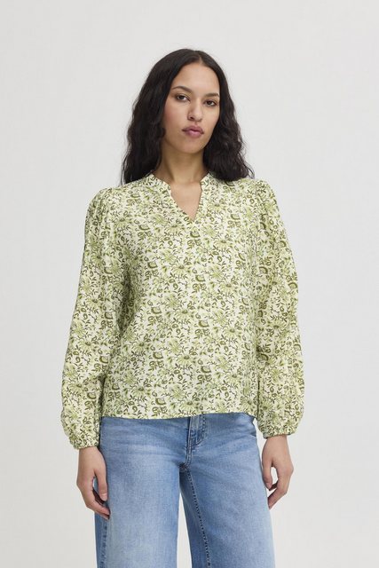 Ichi Langarmbluse IXHARPER Modische Bluse mit Muster günstig online kaufen