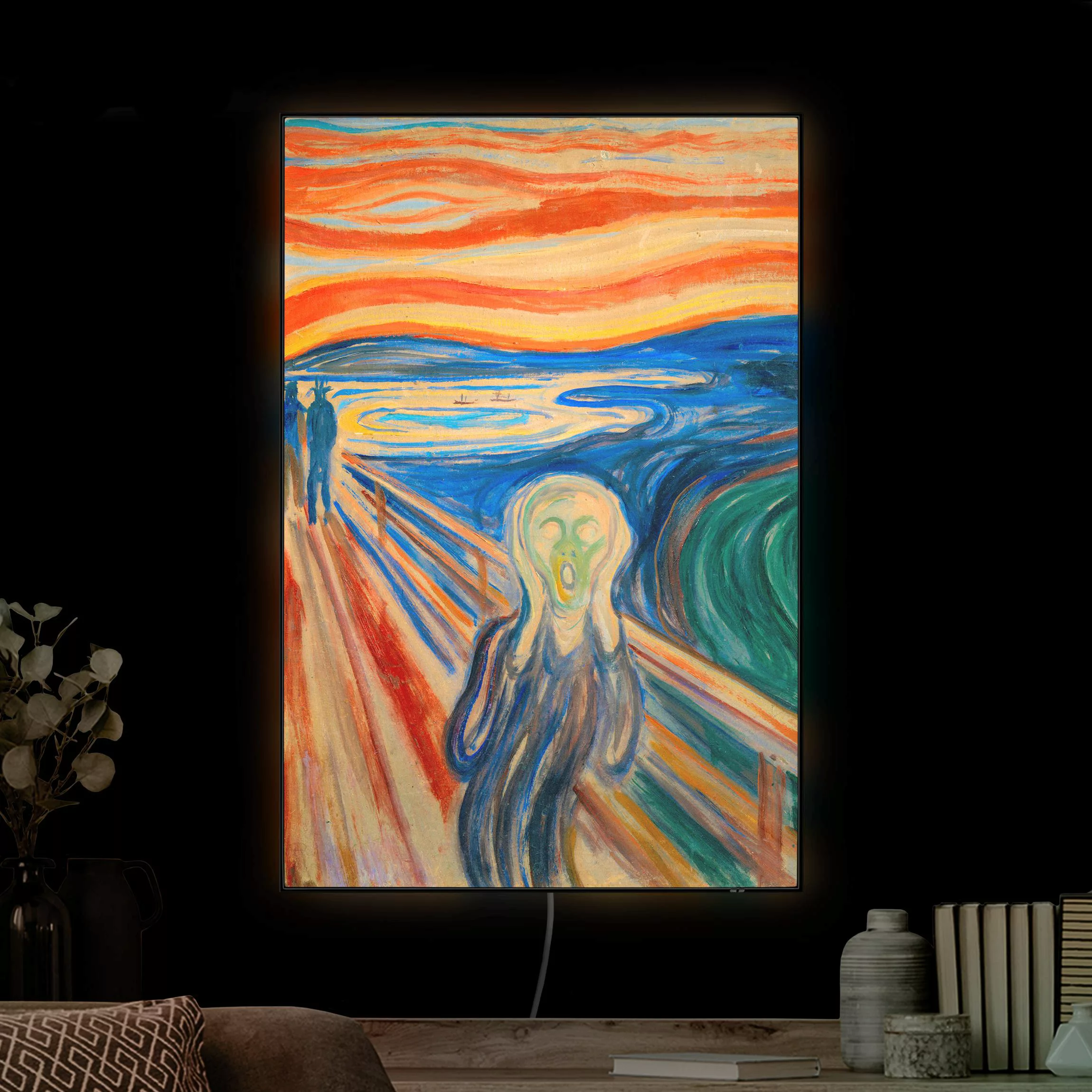 LED-Wechselbild Edvard Munch - Der Schrei günstig online kaufen