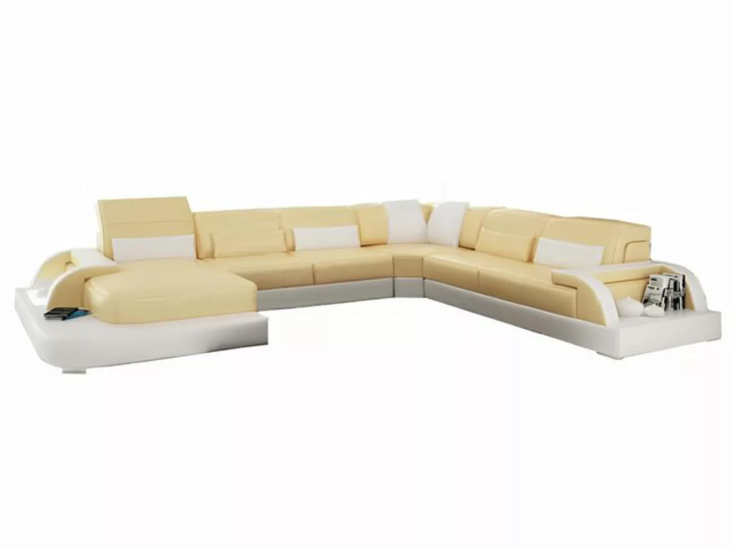 Xlmoebel Ecksofa Sofa mit Polsterung in modernem Design und U-Form aus Lede günstig online kaufen