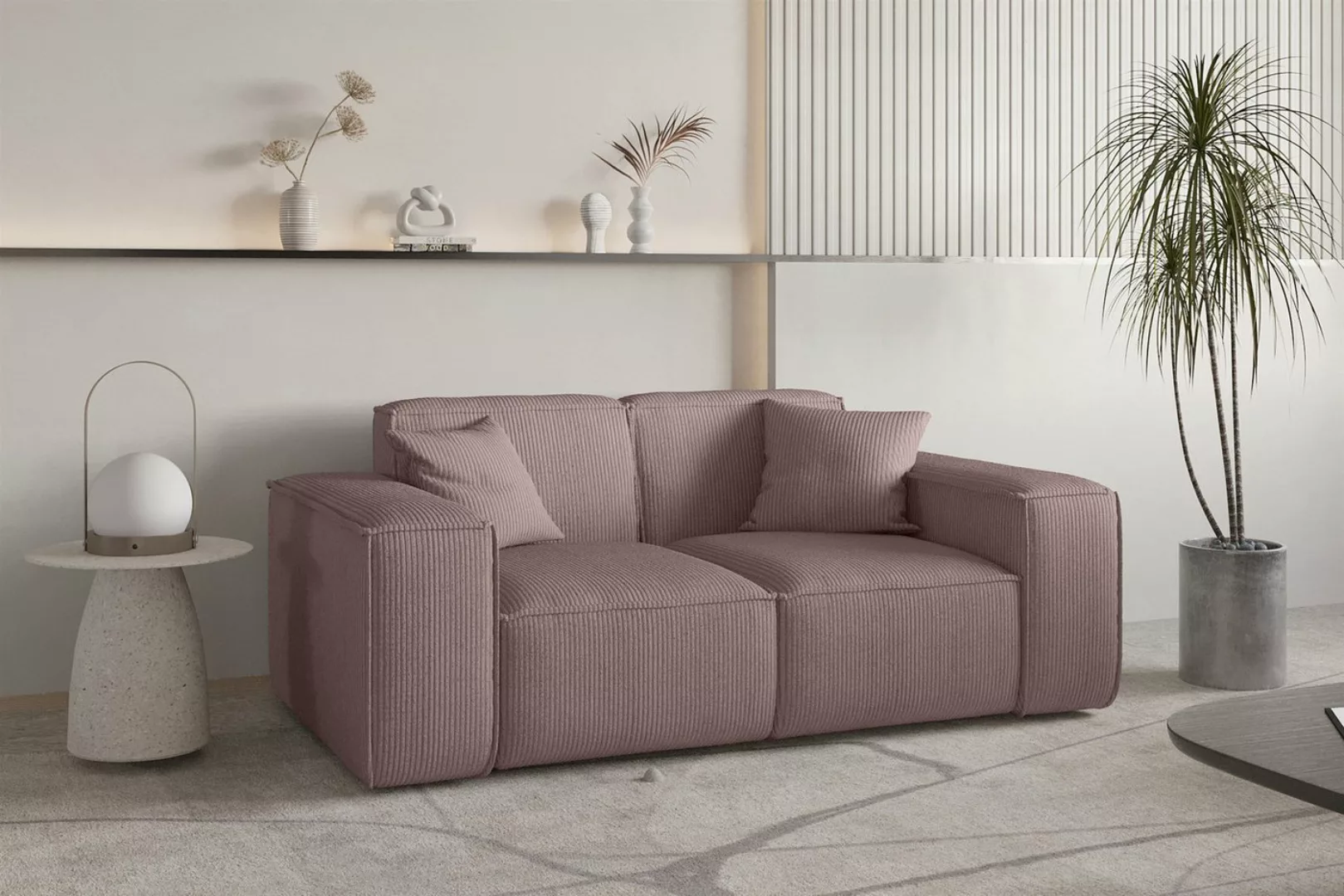 Fun Möbel 2-Sitzer Sofa Designersofa CELES PREMIUM in Stoff Scala, Auch als günstig online kaufen