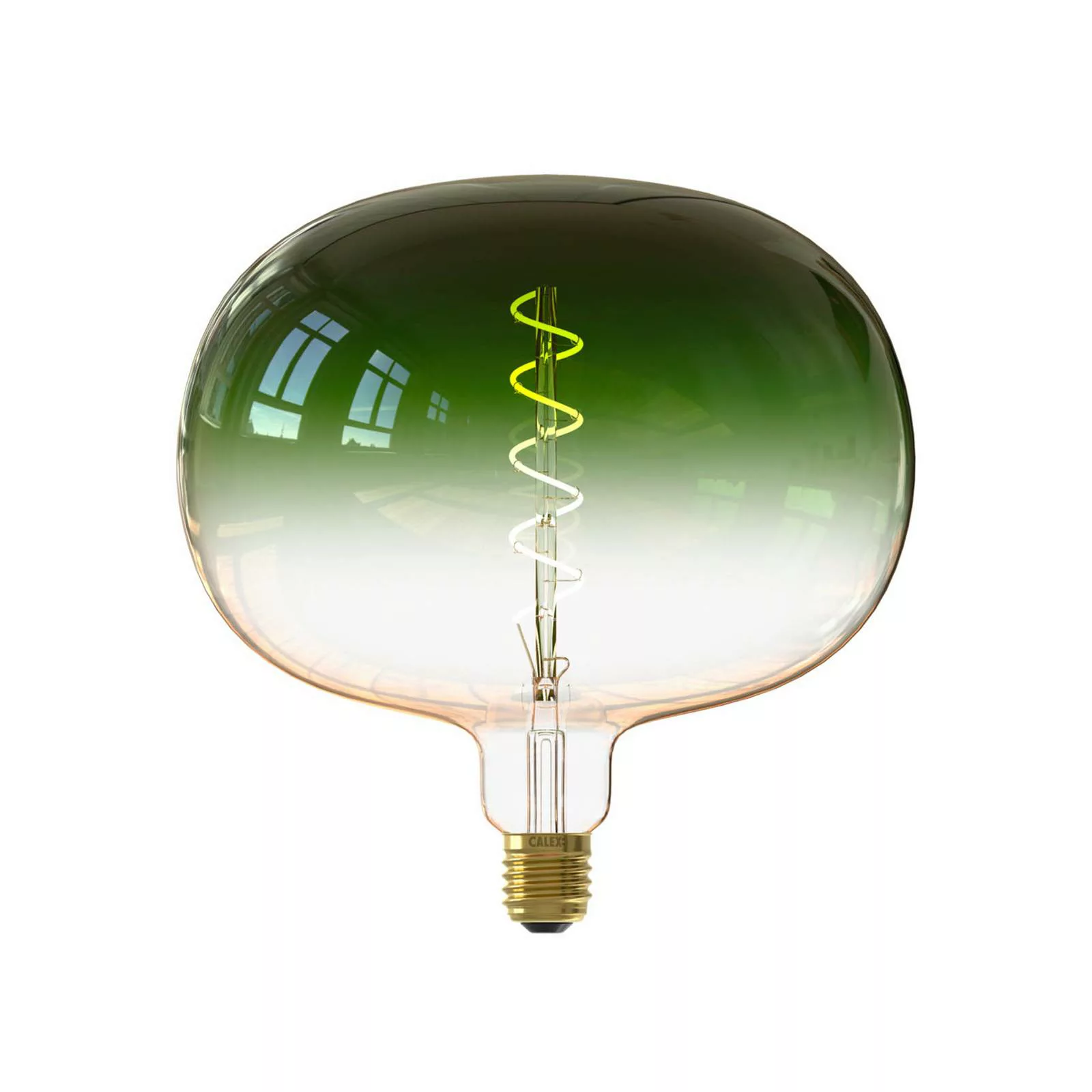 Calex Boden LED-Globe E27 5W Filament dimmbar grün günstig online kaufen