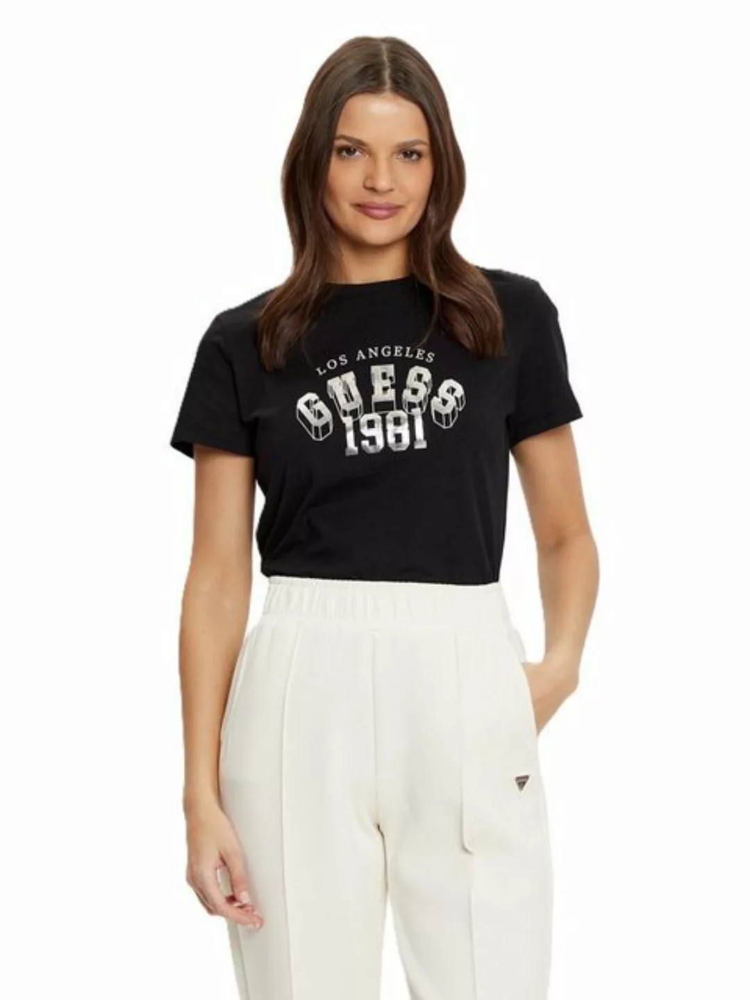 Guess T-Shirt – Martina SS T-Shirt im Regular Fit günstig online kaufen