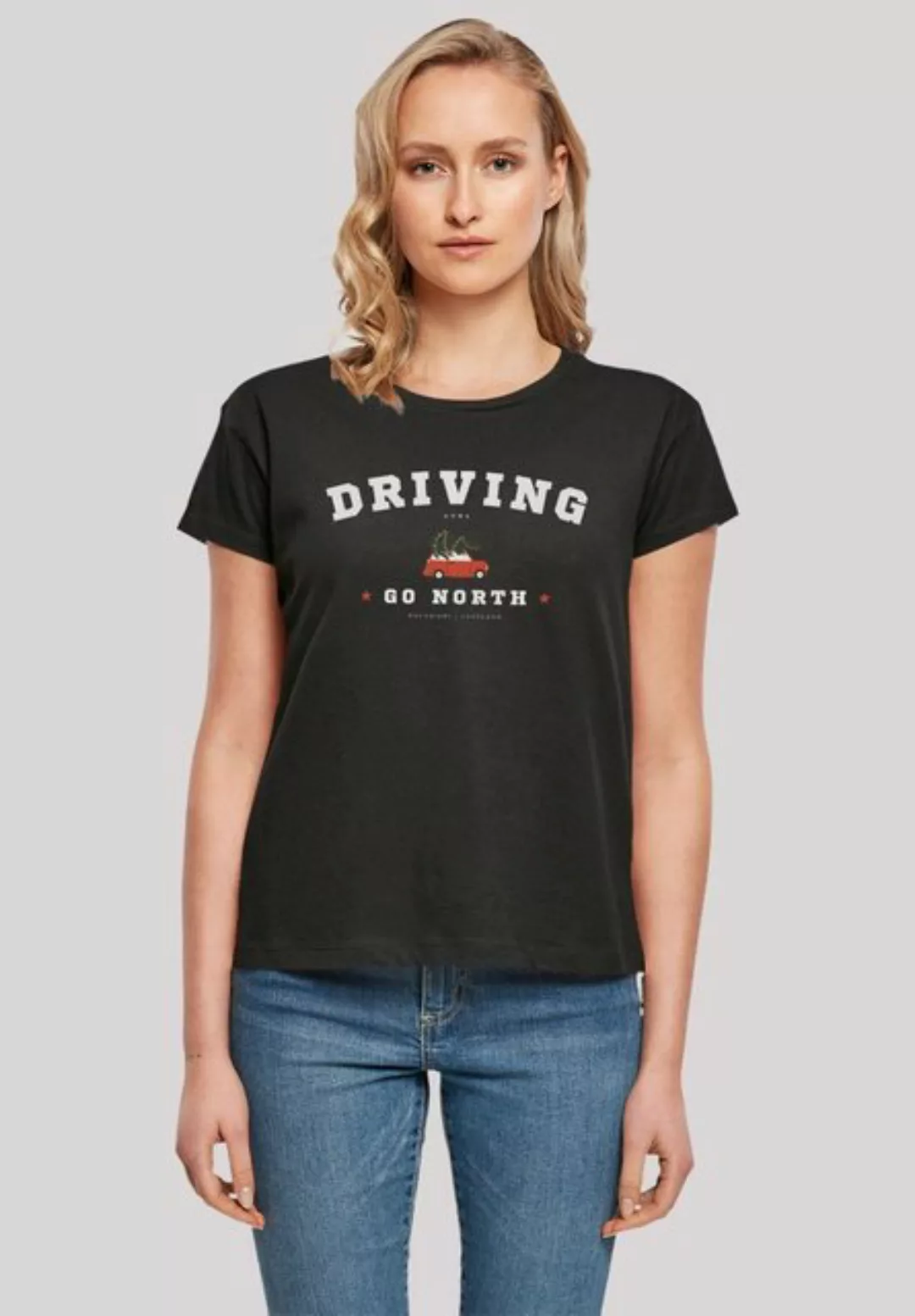 F4NT4STIC T-Shirt Driving Home Weihnachten Weihnachten, Geschenk, Logo günstig online kaufen