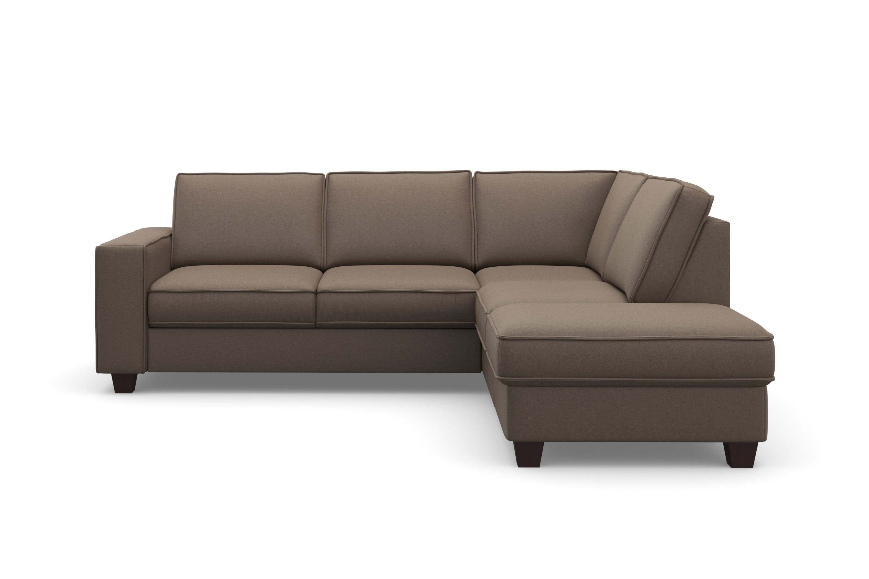 Home affaire Ecksofa "County L-Form", (2 St.), wahlweise Ottomane links ode günstig online kaufen