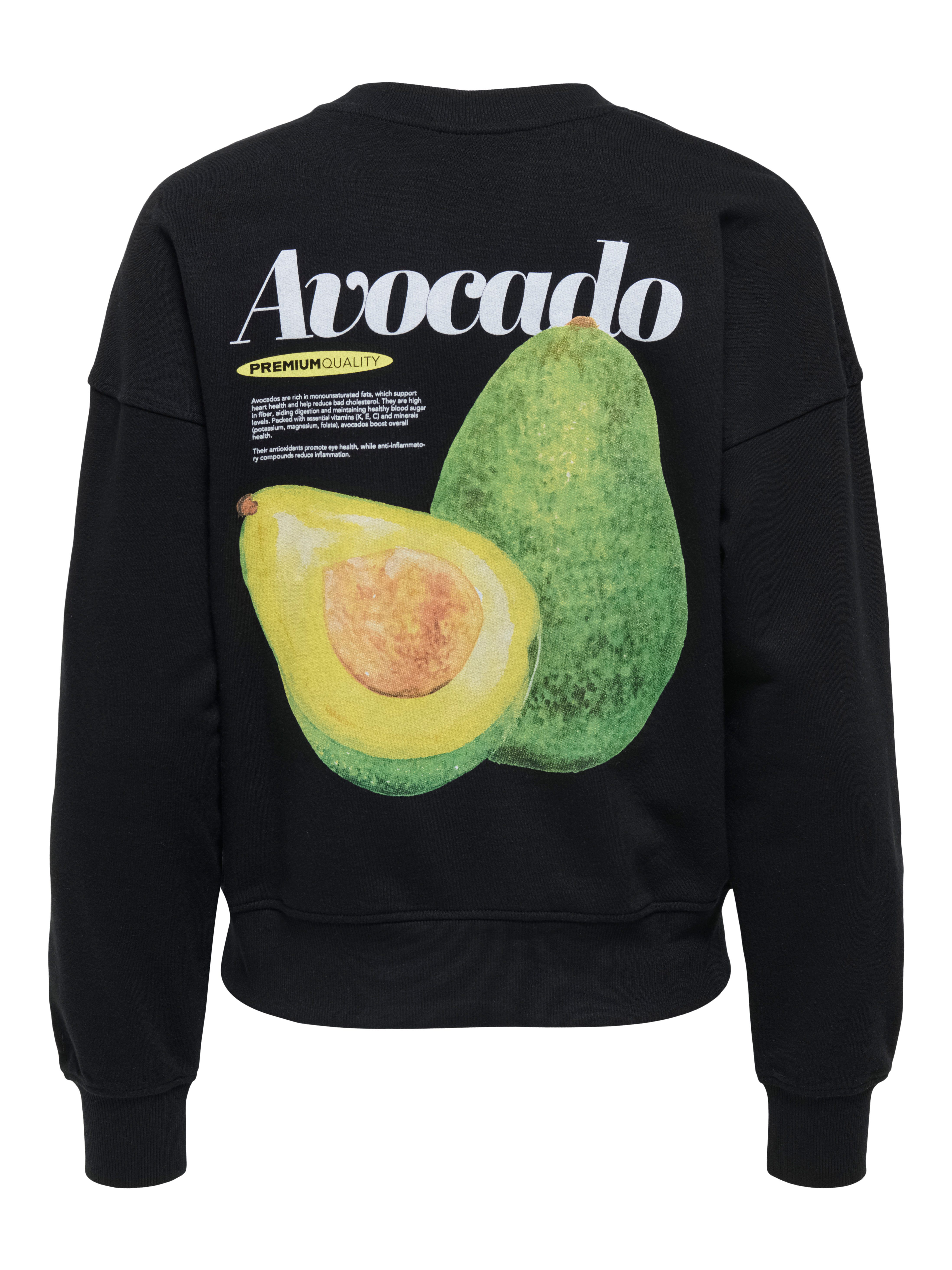 ONLY Sweatshirt ONLPHILEA L/S FRUIT O-NECK günstig online kaufen